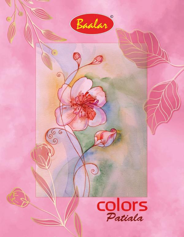 Baalar color patiyala vol 1 Cotton Designer Patiyala Dress Material